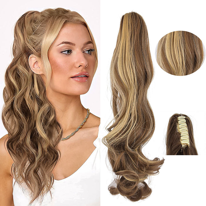 30-Seconden Ponytail Clip Extension(golvend)