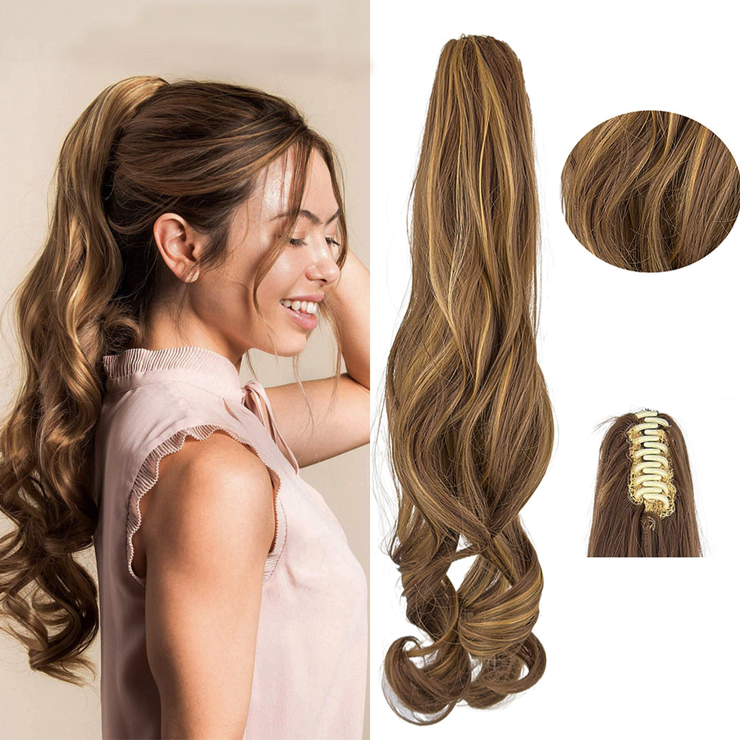 30-Seconden Ponytail Clip Extension(golvend)